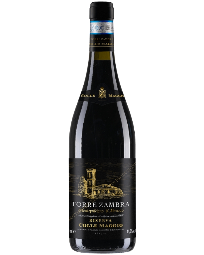 Torre Zambra, Bio Colle Maggio – 2021 Montepulciano d’Abruzzo DOC Riserva (Vino Rosso) – cl 75 x 1 bottiglia vetro